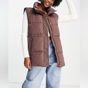 NWT oversized puffer vest